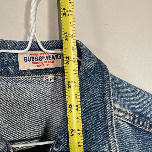 GUESS S Vintage Denim Vest - Picture 4 of 6